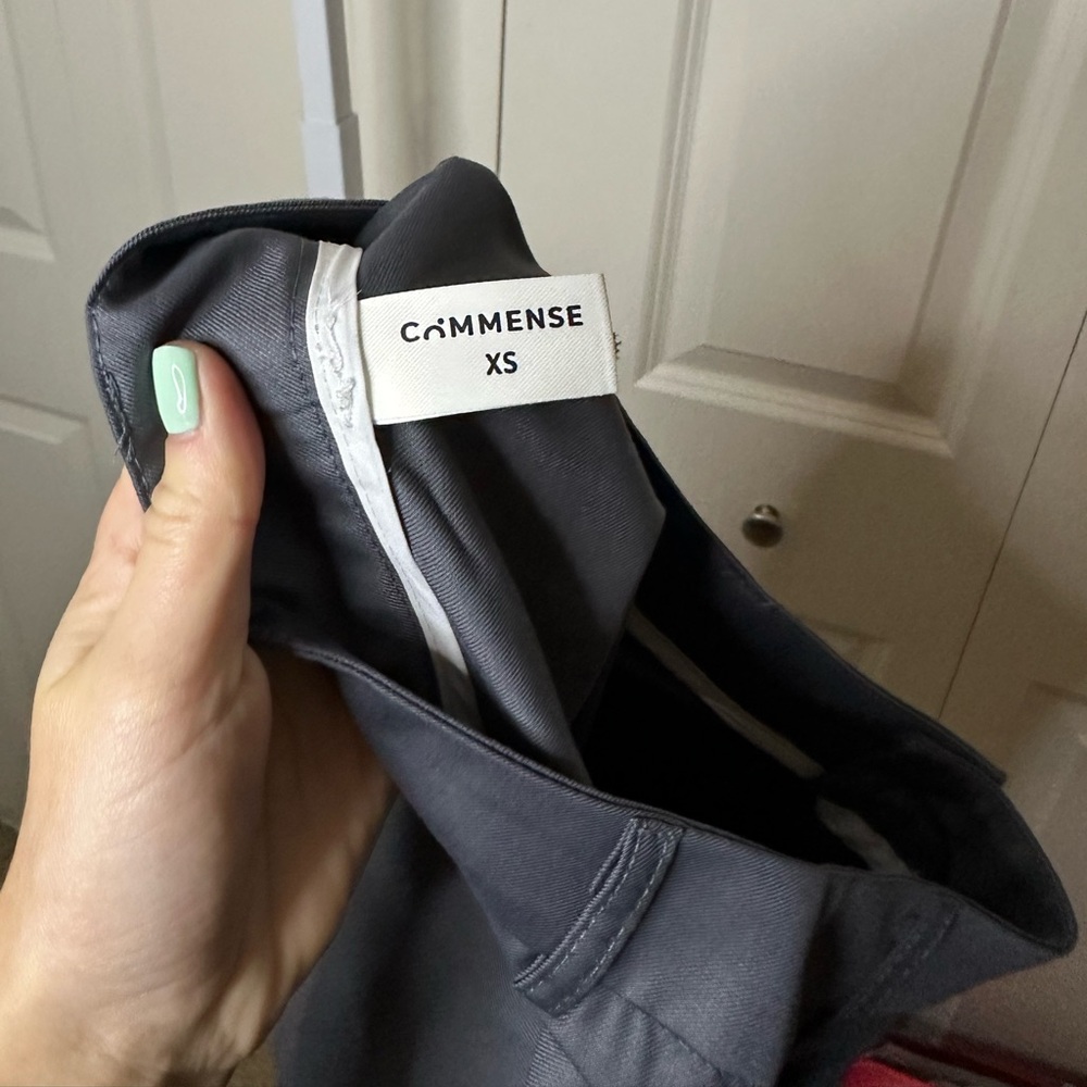 Commense Gray Flat Front Shorts Versatile Style - image 3